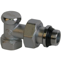 Кутовий відсічний клапан, хромований, з різьбовими з'єднаннями 1/2" Giacomini арт. R16X033